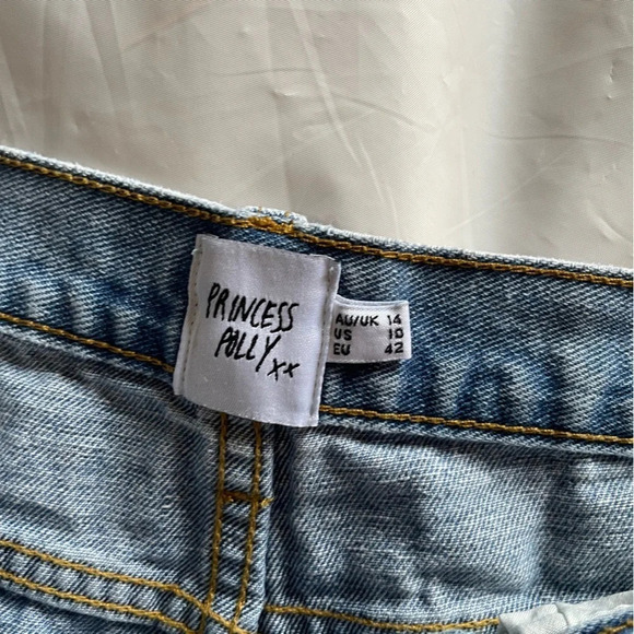 ๐ 90s Vibes Princess Polly Distressed High Waisted Jeans - Women's Size 10๐ - Picture 8 of 10